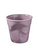 Revol 643205 Froisses Cappuccino Crumple Tumbler, Blueberry