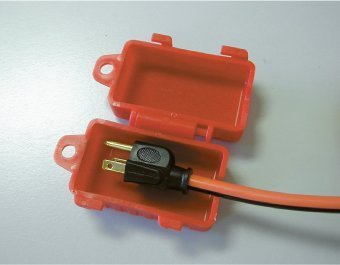 NMC LP110 Single Entry Electrical Plug Lockout Plug Lockout, RED ...