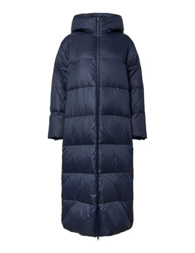 Yaspoppel Down Blend Coat S. Noos, azul marino, 40