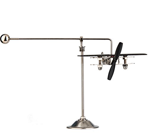 Sunnytech Solar Powered Aircraft Balancing Toy Kinetic Art Balance Toy Balancing Decompressive Science Psychology Home Offic Decor Desk Decor Toy WJ156