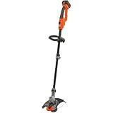BLACK+DECKER LST400 20V Lithium High Performance Trimmer and Edger, 12"