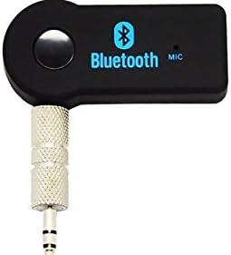 Bluetooth Receiver, Bluetooth Car Audio Adapter, Wireless Stereo Hands-Free Car Kit 3.5mm AUX with Mic for Home/Car Audio Music Systems