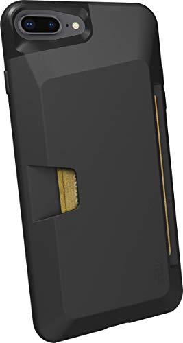 Silk iPhone 7 Plus / 8 Plus Wallet Case - Wallet Slayer Vol.1 [Slim + Protective + Grip] Credit Card Holder for Apple iPhone 8 Plus /7 Plus - Black Tie Affair (Renewed)