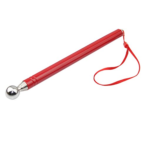 Dolity 115/130cm Durable Extendable Pole Portable Handheld Pole Telescopic Pointer for Flags Windsock - 130 cm - Red