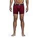 adidas Men's Stretch Cotton Boxer Brief Underwear (3-Pack), Collegiate Burgundy/Collegiate Navy Light Onix/Col, Large