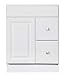Design House 545004 Wyndham Ready-To-Assemble 1 Door/2 Drawer Vanity, White, 24-Inches Wide by 31.5-Inches Tall by 18-Inches Deep