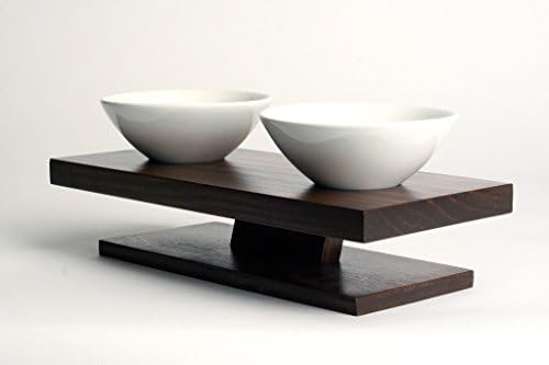 KMG Designs designer mini to small dog or cat food bowl set