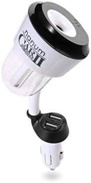 Trigle 12V Car Auto Home Steam Humidifier Air Purifier Freshener Aroma Diffuser 1 2 USB Mini Size 50ml (Black)