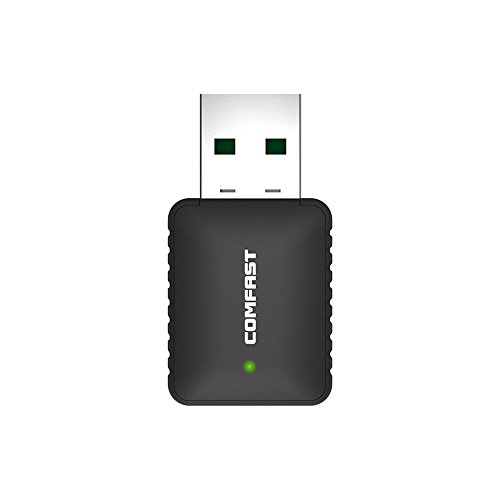 Lisa Comfast Wifi Adapter, 600Mbps 11AC Dual Band USB 3.0 Wireless Adapter Support for Windows 7/8/8.1/10/XP/Vista, MAC OS 10.11/10.10/10.9/10.8/10.7/10.6