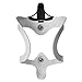 Ibera Bicycle Lightweight Aluminum Water Bottle Cage, White