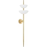 Corbett Lighting 477-02-VGL/GSW Evander - 27W 2 LED Wall Sconce-53.5 Inches Tall and 11.5 Inches Wide