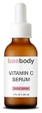 Baebody Vitamin C Serum 20%: Best Anti Wrinkle, Anti Aging, Fades Age Spots. With Organic Vitamin C, E, Hyaluronic Acid for Radiant Skin 1oz.