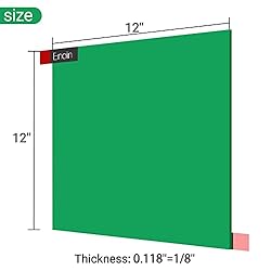 Enoin 2 Pack 12x12 Inches Green Non Transparent
