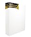 Vizion Art Economy Stretched Canvas 100% Cotton 16x20 Inches Pack of 6. Perfect for Students, New Artists and Art Projects