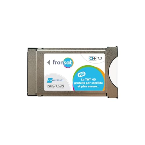 Neotion Acy-Mcvf-0302 Récepteur Satellite Module Pcmcia Fransat 1,3 Ci+ Blanc