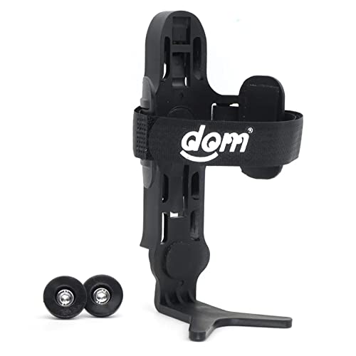 Monkii DOM Cage,Bicycle Water Bottle,Cage Adapter,Mount,Clip,Holder For Brompton Folding Bike (black)