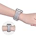 QINGQING 7Pcs Decorative Rings Stainless Steel Rhinestone Charms Compatible with Apple Watch Bands 42mm 44mm iWatch Series 5 4 3 2 1 Band Accessories (Rings no Band)