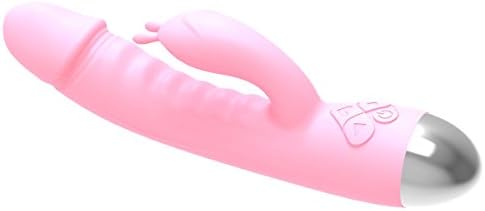 Moonor Automatic Heating Waterproof Wand Massager with 8-Mode 5-Speed Medical Silicone &amp; ABS USB Rechargeable for Women or Couples Relaxation