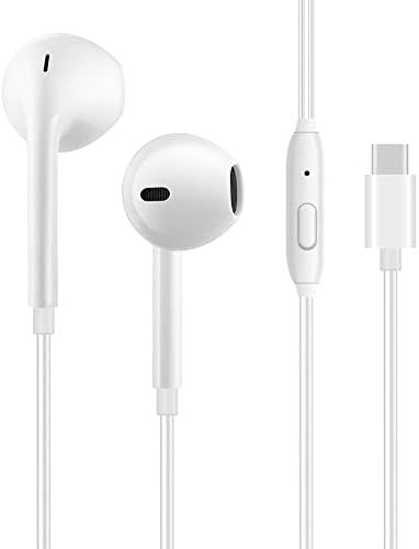 Earbud Headphones w/ Microphone for iPhone Blackberry White