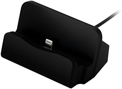 iPhone Charging Dock, Littledaisy iPhone Desk Stand,Charge and Sync Stand for iPhone 7/7Plus iPhone 6/6Plus/6s iPhone 5/5Plus/5s ipad, iPhone docking Station (Black)
