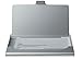 Business Card Holder Aluminum Business Name Card Credit Card Case Sliver Pack of 3(Sliver)