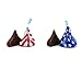 Hershey's Kisses, Milk Chocolate Kisses Red-White and Blue USA Flag (Pack of 2 Pound)