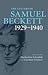 The Letters of Samuel Beckett: Volume 1, 1929–1940