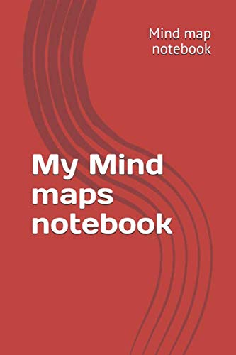 My Mind maps notebook: The book is a large size at 6 x 9 inches, 110 mind mapping pages