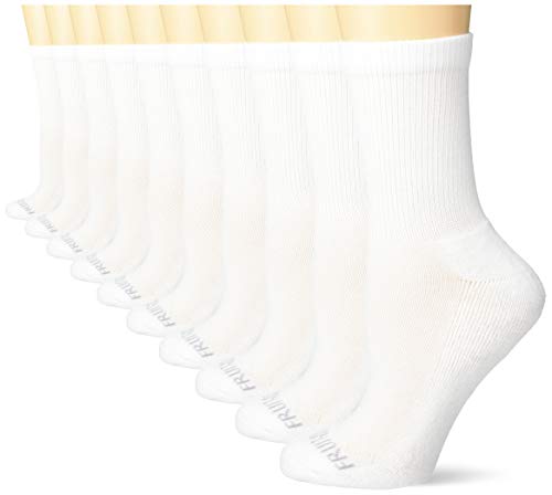 Fruit of the Loom womens Everyday Active Sport Crew Socks