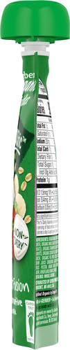 GERBER ORGANIC BABY FOOD POUCHES, TODDLER, PLANT-TASTIC, BERRY HARVEST FUSION, FRUIT & YOGURT ALTERNATIVE WITH OAT & COCONUT MILK, NON-DAIRY, 3.5 OZ