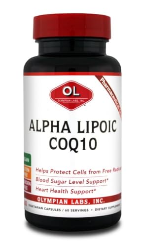 Olympian Labs Alpha Lipoic Coenyme Q 10 200 mg Caps, 60 Count