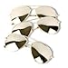 Aviator Sunglasses Gold Frame Mirror Lens