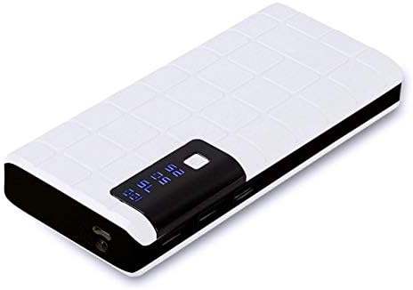 Innotek 2USB Power Bank IK109 External Backup Battery Charger for Smart Phone (White Black)