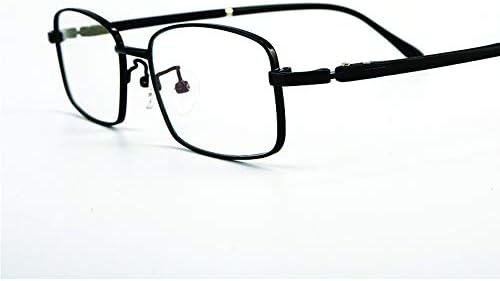 老眼鏡男性メタルフレーム近くと遠く 超軽量かつ着心地の両方長方形スタイル