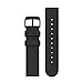 Ticwatch E Ticwatch 2 Silicon Rubber Watch Bands 20mm Accessory Watch Straps Colorful Sports (Black)