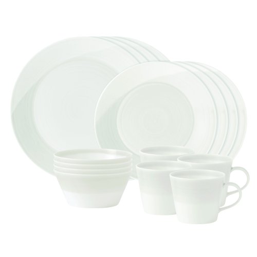 Royal Doulton 1815 16-Piece Dinnerware Set, White