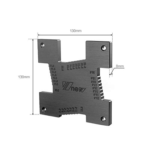 jiumoji 2PCS Measuring Tool Ruler High Precision Height Gauge 5-36.5mm Woodworking Router Table Electric Circular Saw Engraving Machine Measure Tool