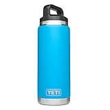 YETI Rambler 26 oz Bottle, Vacuum Insulated, Stainless Steel with TripleHaul Cap, Tahoe Blue