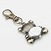 Cute Bear of Unisex Alloy Analog Quartz Keychain Watch (Bronze)