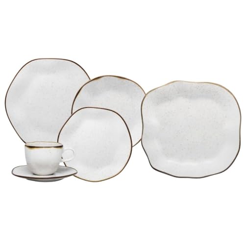 Aparelho Jantar 30 Pçs Oxford Ryo Maresia + Travessa 28cm