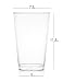 ELITE SELECTION Clear Disposable Plastic Cups 14 Oz. Pack Of (100) Fancy Hard Plastic Cups - Party Accessories - Wedding - Cocktails- Tumblers