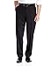 IZOD Men's Flat Front Classic Fit Microsanded Golf Pant, Black, 38W x 34L