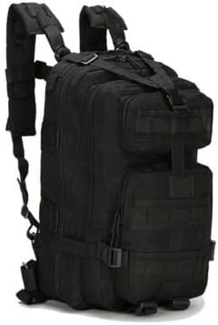New Black, 30L 3P Outdoor Military Rucksacks Tactical Backpack Camping Hiking Trekking Bag