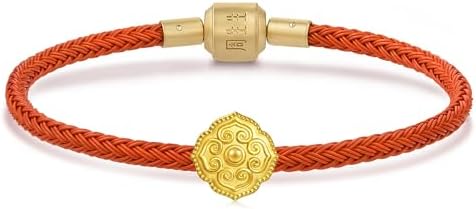 アクセサリー wasao sama Amazon.com: CHOW SANG SANG 999 24K Gold Charme Japanese Mizuhiki