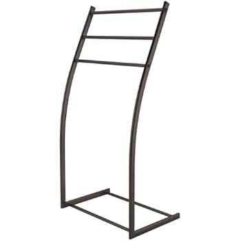 Kingston Brass SCC8255 Pedestal Steel Construction Towel Rack, Oil Rubbed Bronze