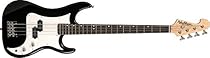 Washburn Sonamaster SB1PB 4-String Bass Guitar, Black Gloss
