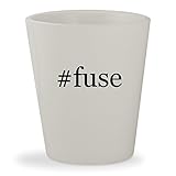 #fuse - White Hashtag Ceramic 1.5oz Shot Glass