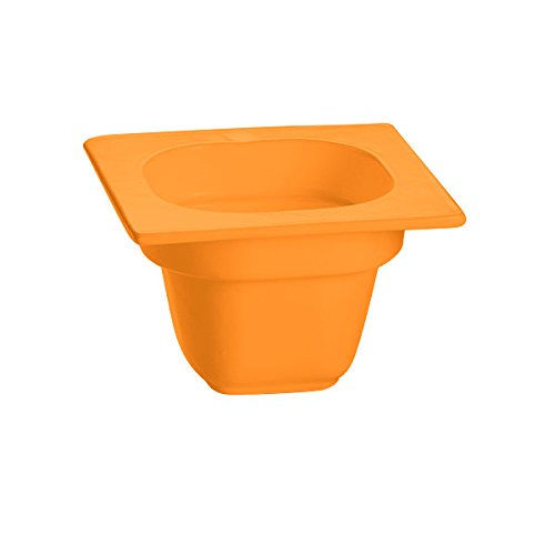 TableTop King CW360X 6 1/8" x 6 3/8" x 4" Orange 1/6 Size Deep Cast Aluminum Food Pan