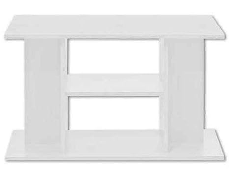 Aquarium Unterschrank Budget 80 x 35 x 60 Aquarienschrank Terrarium Schrank (Weiß)
