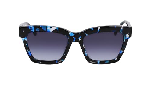 DKNY Occhiali da sole da donna DK551S, zaffiro tartaruga, taglia unica, Tartaruga Zaffiro, Etichettalia unica
